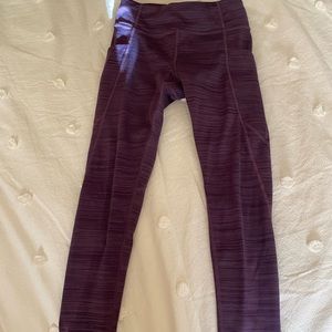 Purple striped athleta leggings!